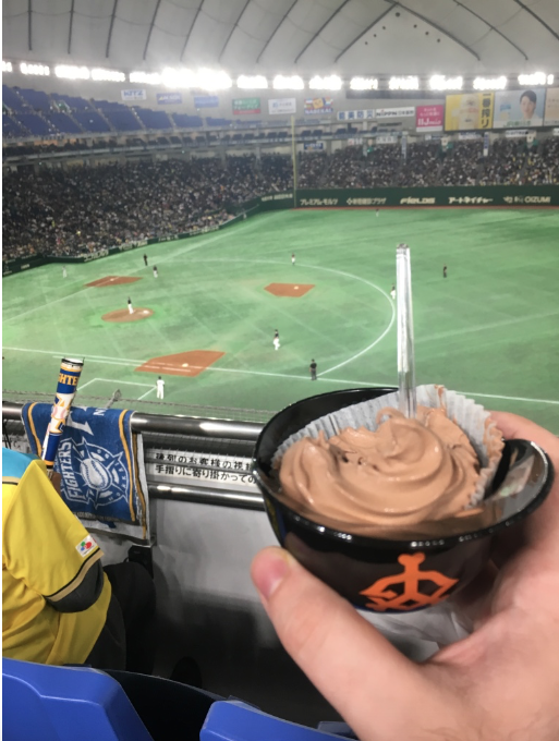 Chocolate ice cream from Japan